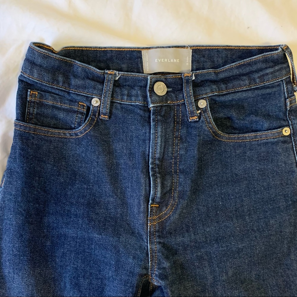 Everlane High Rise Skinny Jeans Ankle 25
